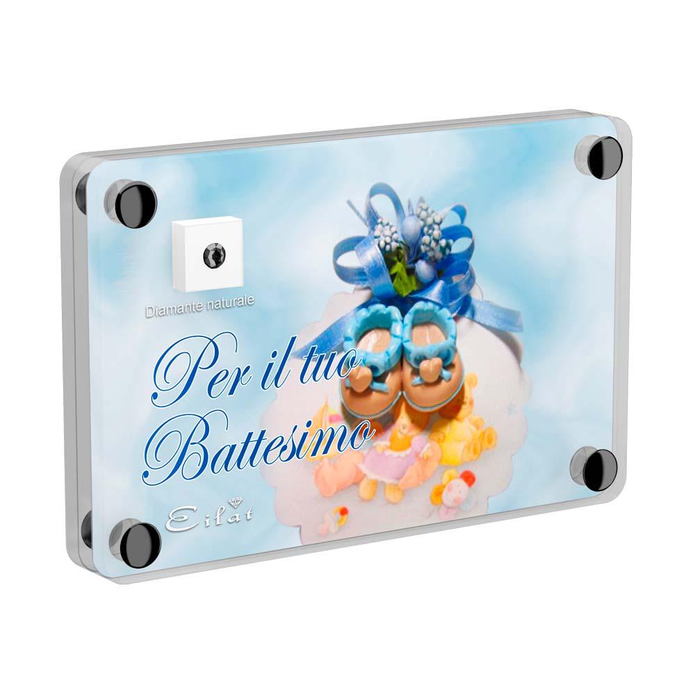 Regalo Carbonado Battesimo | Blister Carbonado 0,20ct | Confezione Light