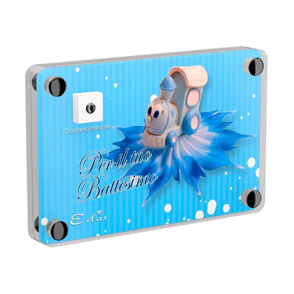 Regalo Carbonado Battesimo | Blister Carbonado 0,15ct | Confezione Light