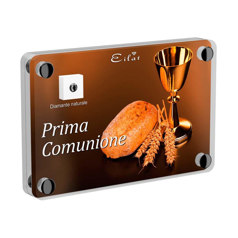 Regalo Carbonado Comunione | Blister Carbonado 0,20ct | Confezione Light